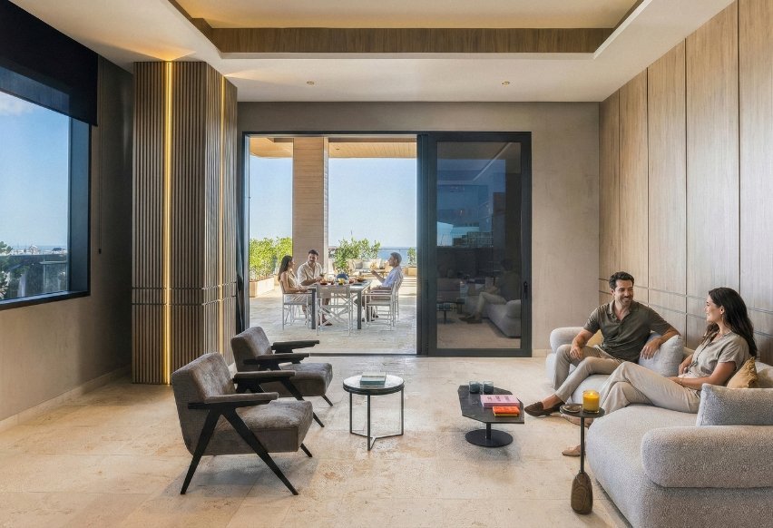 Lounge and social areas for residents.